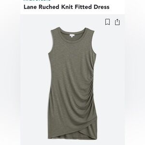 Ruched Knit fitted Dress